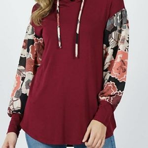 Floral hoodie
